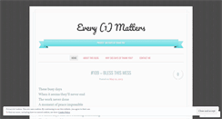 Desktop Screenshot of every1matters.wordpress.com