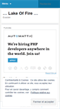 Mobile Screenshot of lakeoffire0407.wordpress.com