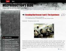 Tablet Screenshot of m3zproduction.wordpress.com