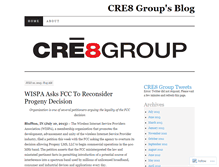 Tablet Screenshot of cre8group.wordpress.com