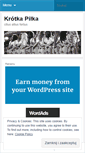 Mobile Screenshot of krotkapilka.wordpress.com