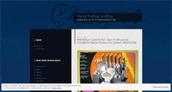 Desktop Screenshot of myriadtradingco.wordpress.com