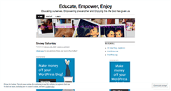 Desktop Screenshot of educateempowerenjoy.wordpress.com