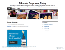 Tablet Screenshot of educateempowerenjoy.wordpress.com