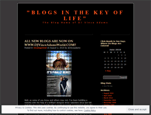 Tablet Screenshot of djvinceadams.wordpress.com