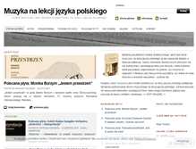 Tablet Screenshot of muzykanalekcji.wordpress.com