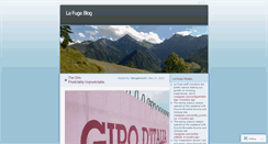 Desktop Screenshot of lafugatravel.wordpress.com