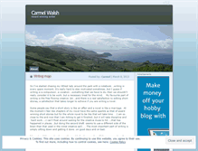 Tablet Screenshot of carmelwalsh.wordpress.com