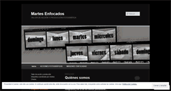 Desktop Screenshot of martesenfocados.wordpress.com