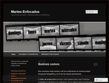 Tablet Screenshot of martesenfocados.wordpress.com