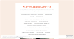 Desktop Screenshot of matclaudidactica.wordpress.com