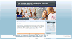 Desktop Screenshot of iavmpsicopedagogiainstitucional.wordpress.com