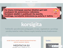 Tablet Screenshot of korsigita.wordpress.com