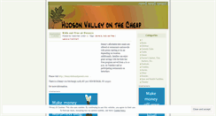 Desktop Screenshot of hudsononthecheap.wordpress.com