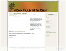 Tablet Screenshot of hudsononthecheap.wordpress.com
