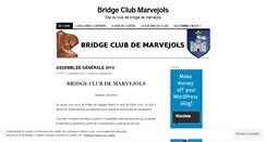Desktop Screenshot of bridgemarvejols.wordpress.com