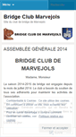 Mobile Screenshot of bridgemarvejols.wordpress.com