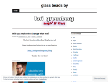 Tablet Screenshot of lorigreenberg.wordpress.com