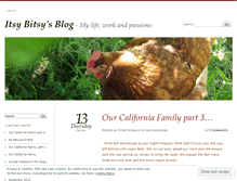 Tablet Screenshot of itsybitsysblog.wordpress.com
