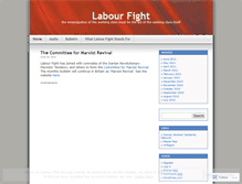 Tablet Screenshot of labourfight.wordpress.com