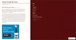 Desktop Screenshot of canadahomeforsale.wordpress.com
