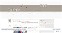 Desktop Screenshot of kulturerbethueringen.wordpress.com