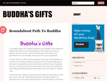 Tablet Screenshot of buddhasgifts.wordpress.com