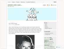 Tablet Screenshot of kissesncake.wordpress.com