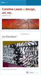 Mobile Screenshot of designbycaroline.wordpress.com