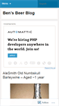 Mobile Screenshot of bensbeerblog.wordpress.com