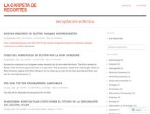 Tablet Screenshot of lacarpetadejor.wordpress.com