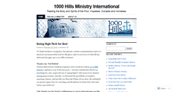 Desktop Screenshot of 1000hills.wordpress.com