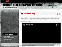 Tablet Screenshot of ortesisdinamica.wordpress.com