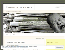 Tablet Screenshot of newsroomtonursery.wordpress.com