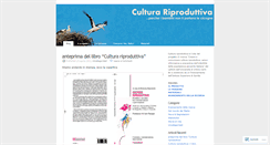 Desktop Screenshot of culturariproduttiva.wordpress.com