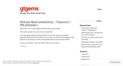 Desktop Screenshot of gtgems.wordpress.com