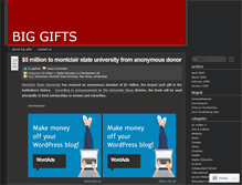 Tablet Screenshot of biggifts.wordpress.com