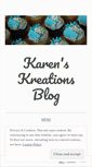 Mobile Screenshot of karenskreation.wordpress.com