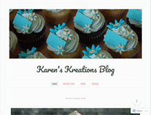 Tablet Screenshot of karenskreation.wordpress.com