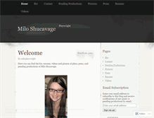 Tablet Screenshot of miloshucavage.wordpress.com