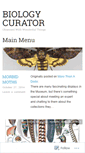 Mobile Screenshot of biologycurator.wordpress.com