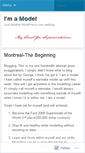 Mobile Screenshot of imamodel.wordpress.com