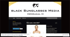 Desktop Screenshot of blacksunglassesmedia.wordpress.com