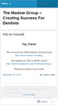 Mobile Screenshot of madowgroup.wordpress.com