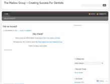Tablet Screenshot of madowgroup.wordpress.com