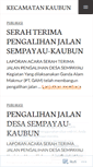 Mobile Screenshot of kecamatankaubun.wordpress.com