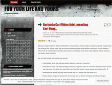 Tablet Screenshot of foryouandyours.wordpress.com