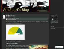 Tablet Screenshot of ameliatri.wordpress.com
