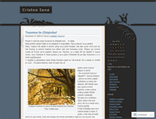 Tablet Screenshot of cristeaiana.wordpress.com