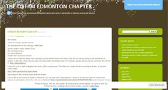 Desktop Screenshot of oxfamedmonton.wordpress.com